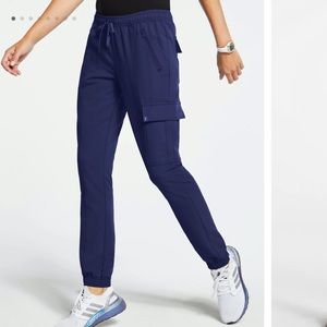 NWOT Navy Cargo Joggers, Size Small